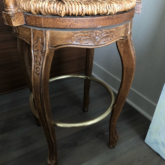 Wood Barstools (set of 3) - Picture 7 of 8